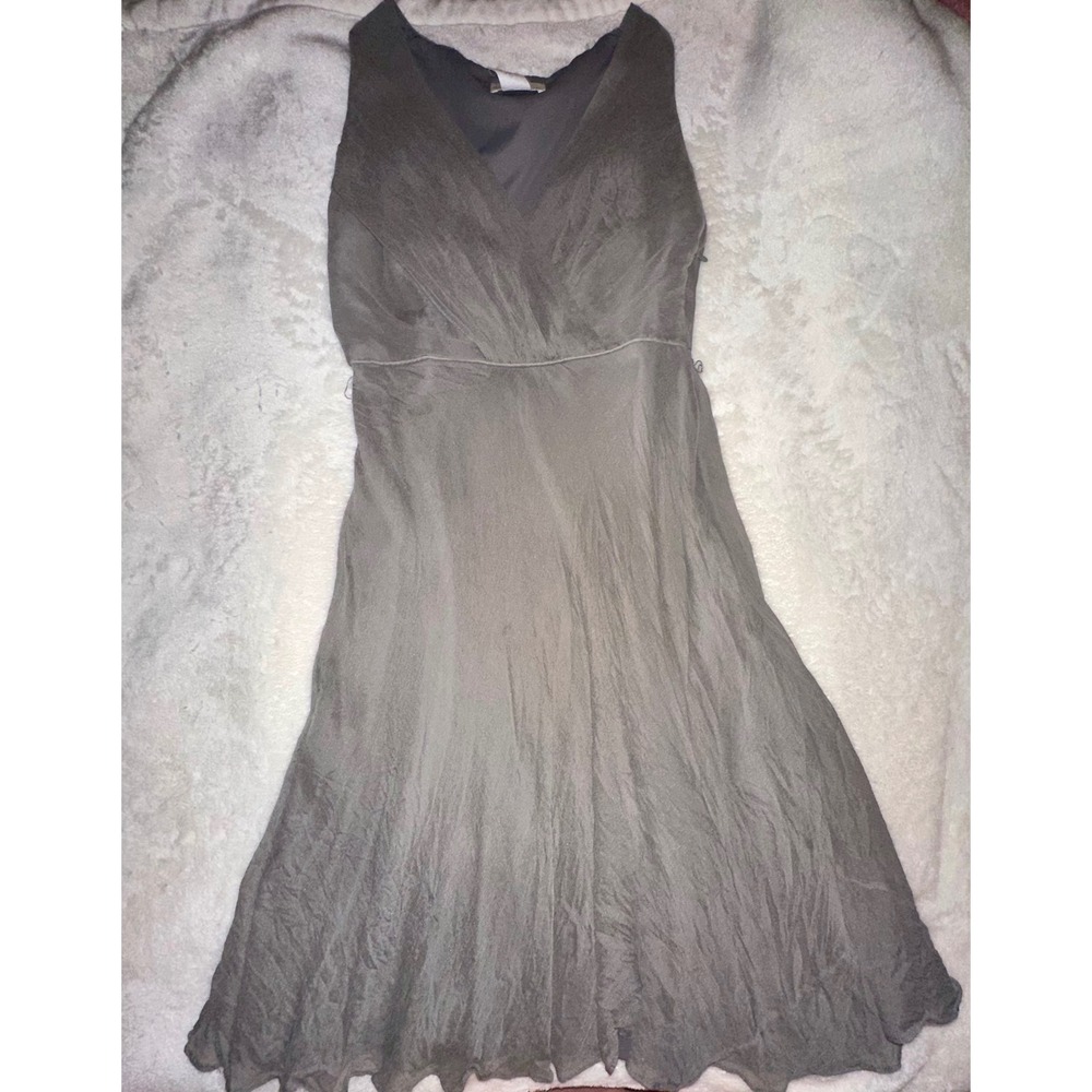 J. Crew Gray Dress Sleeveless V-Neck Party Cocktail Casual Size‎ 6